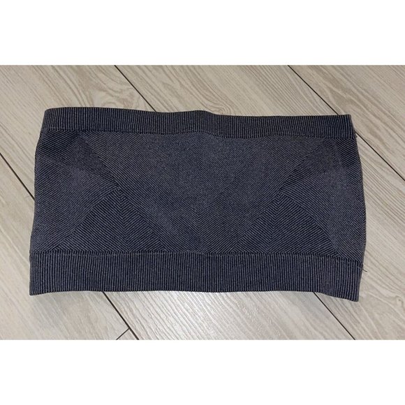 Auden Unlined Seamless Bandeau Bra Pullover Womens M Medium Gray - Picture 2 of 6